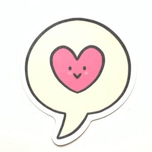 Heart Vinyl Sticker